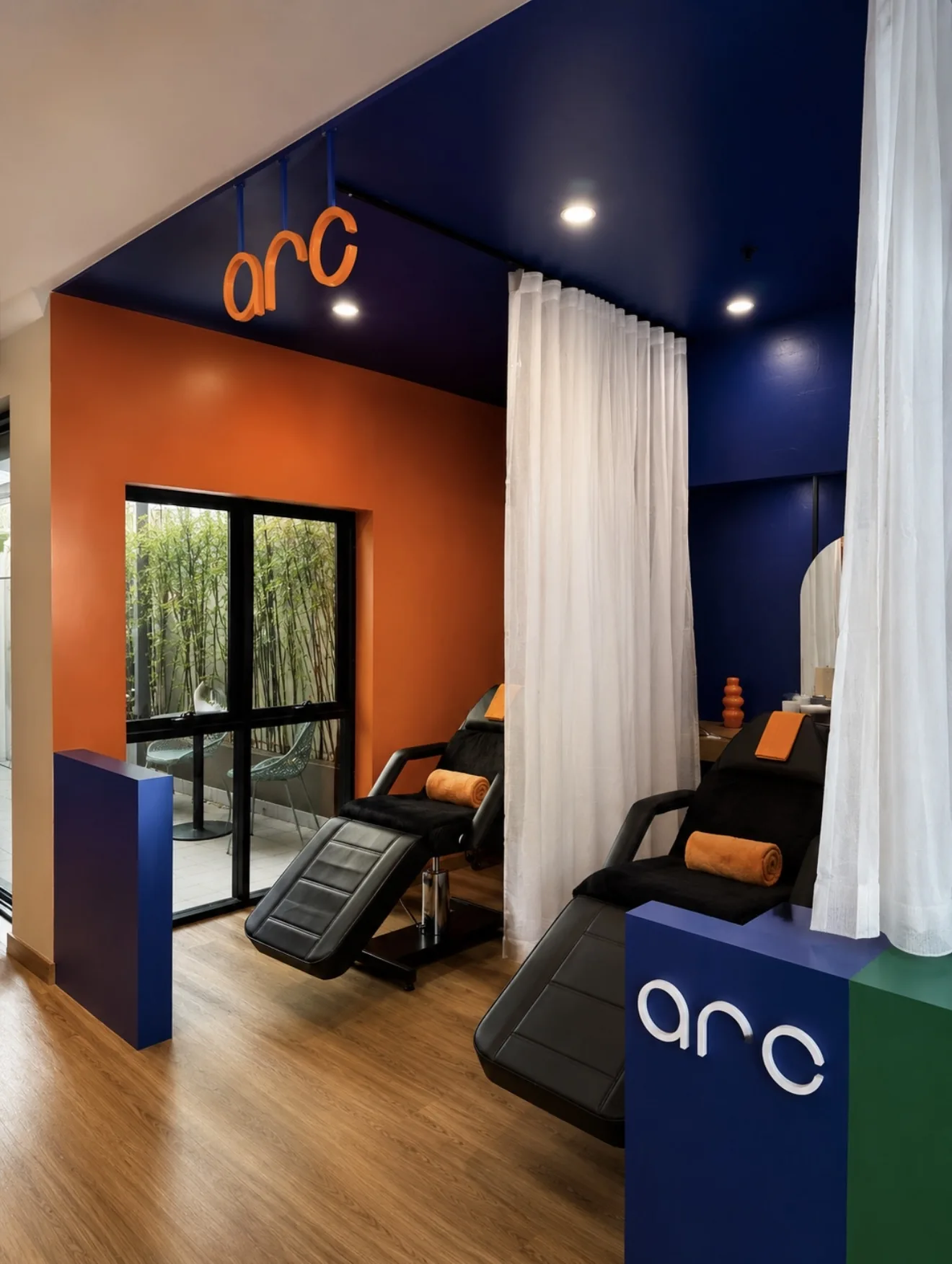 The ARC Brow Bar treatment space at Beauty Blvd